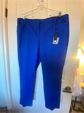 Lane Bryant Bright Royal Blue Ankle Pants